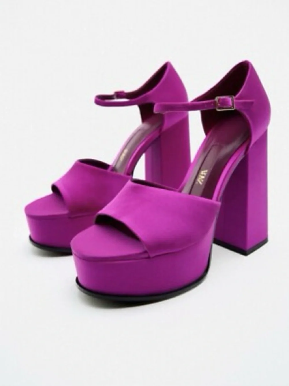 Zara fuchsia satin